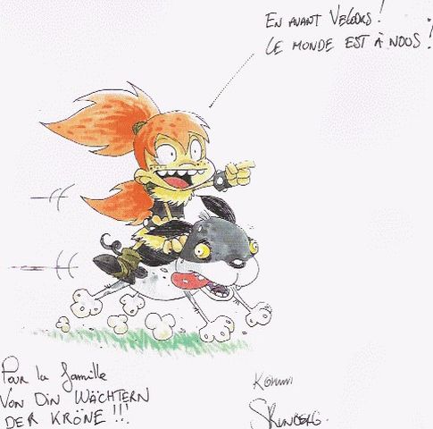 Velours et la bd