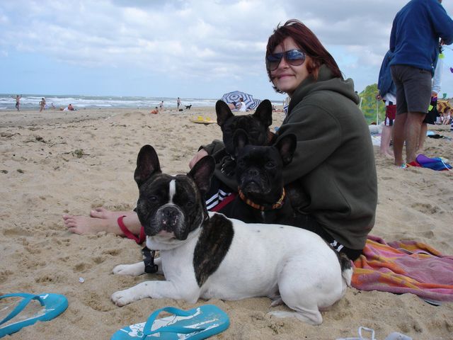 Mélanie, Tara, Samoa et Kenzo